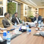 جلسه هیئت مدیره شرکت صنعتی دوده فام با مدیرعامل و معاونین هلدینگ انرژی سینا برگزار شد