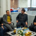 نشست جناب آقای رضوانی، مدیرعامل یزدتایر و دکتر علیرضا همتی مدیر عامل شرکت صنعتی دوده فام برگزار شد